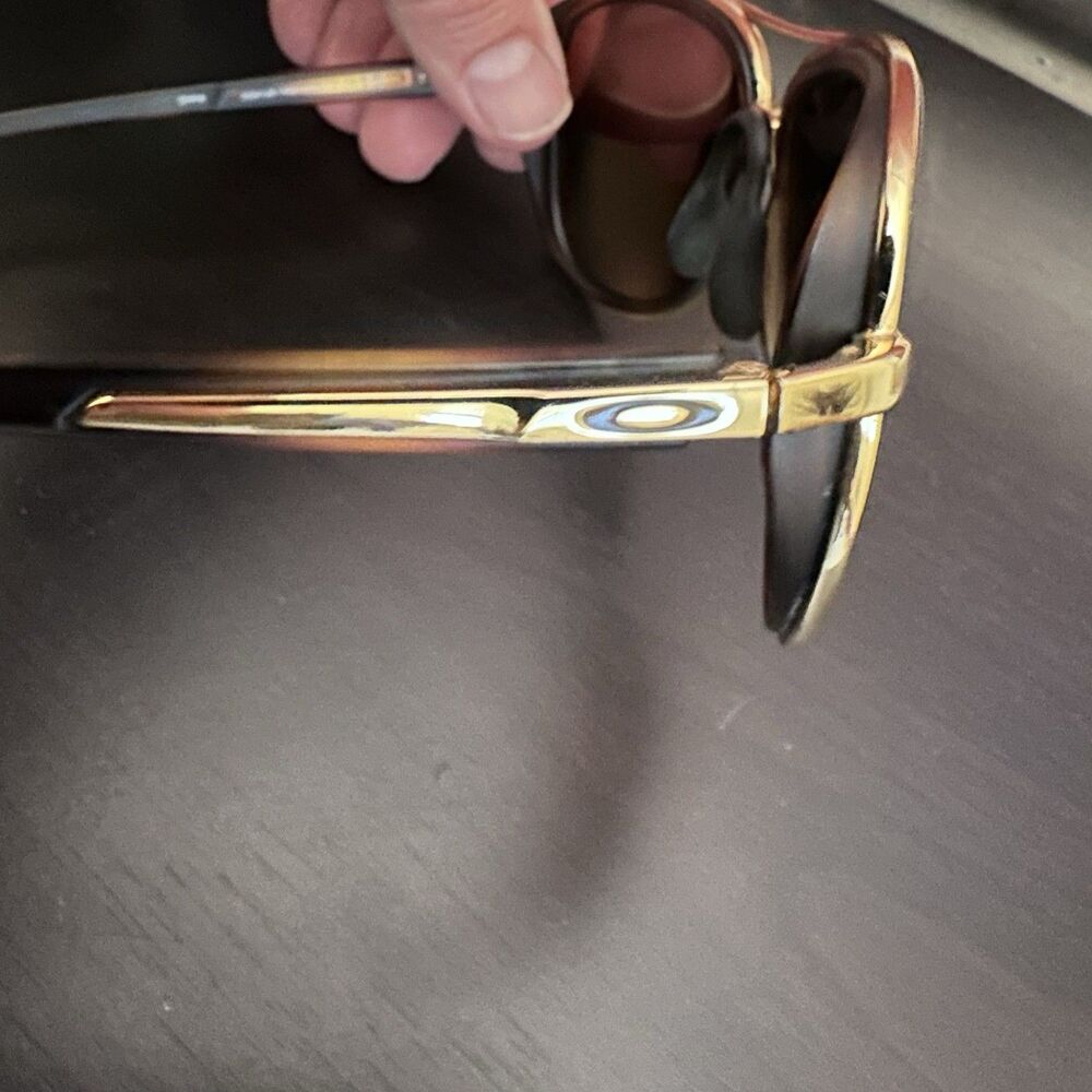 Oakley Sunglasses, Prizm P Lenses, Split Time OO4129-1458, 58-13-133 Gold - Picture 9 of 13